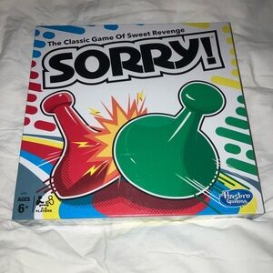 Sorry! Board Game - Sealed - Hasbro Gaming - The classic Game of Sweet Revenge